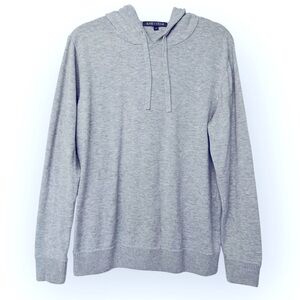 Slate & Stone Hooded Long Sleeve Sweatshirt Athleisure Comfy Heather Gray XL